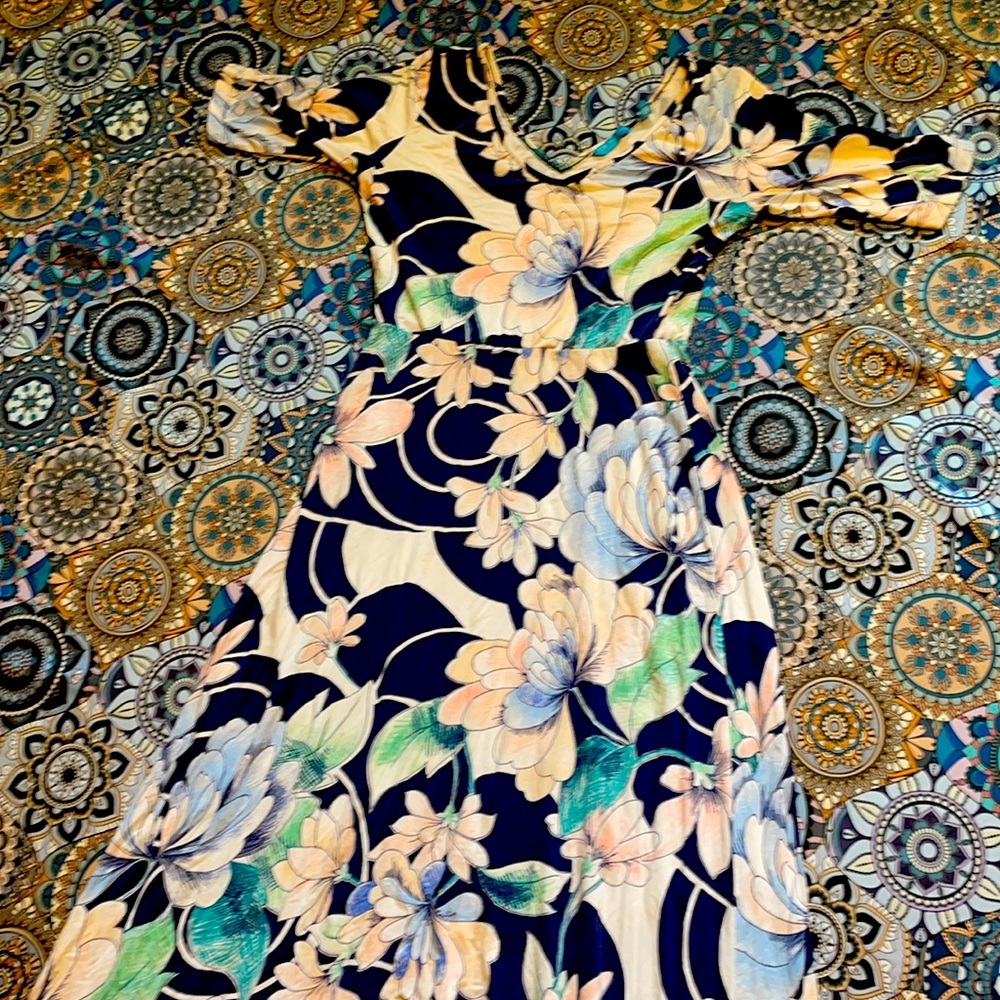 Tori Richards maxi dress size small